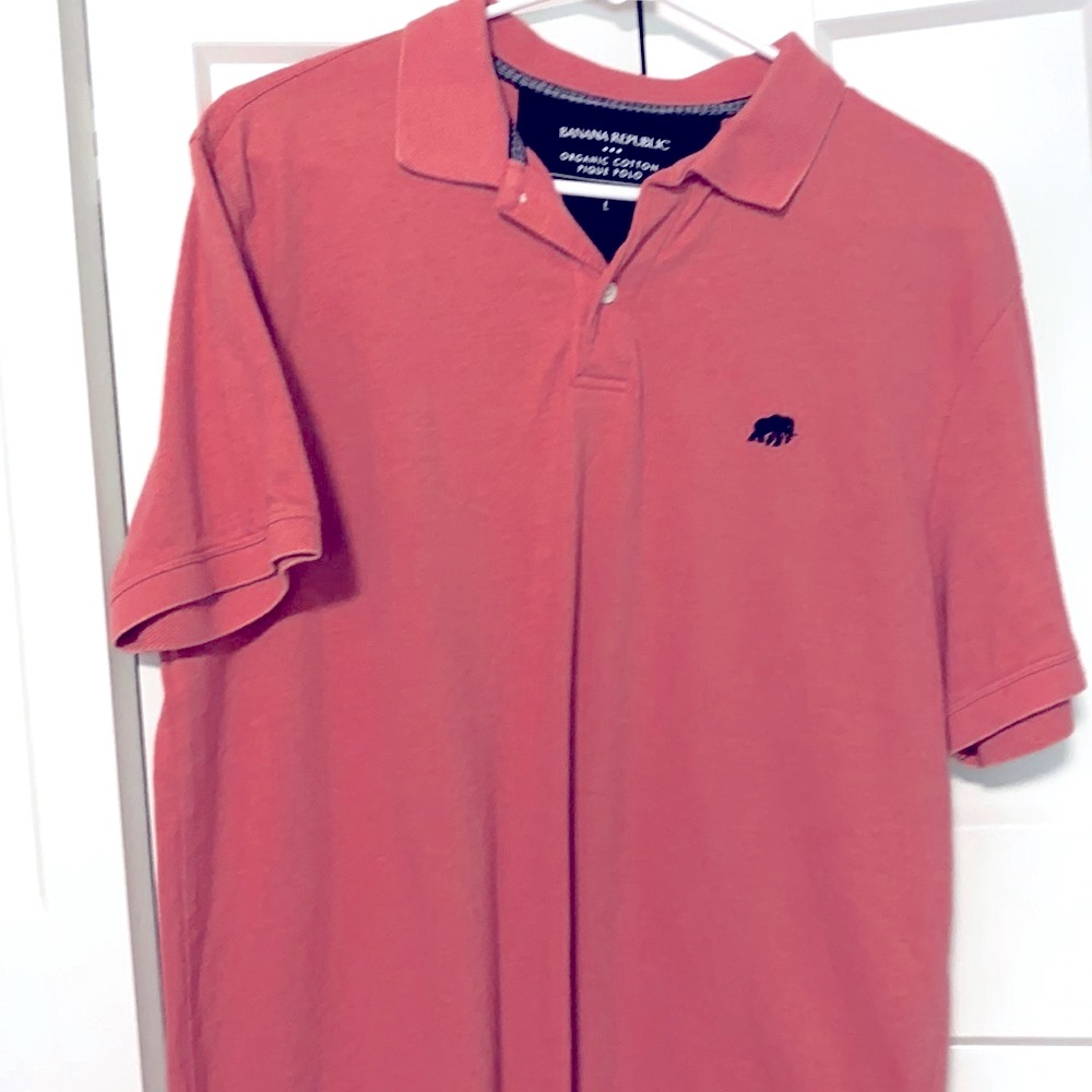 Mens L Banana Republic polo